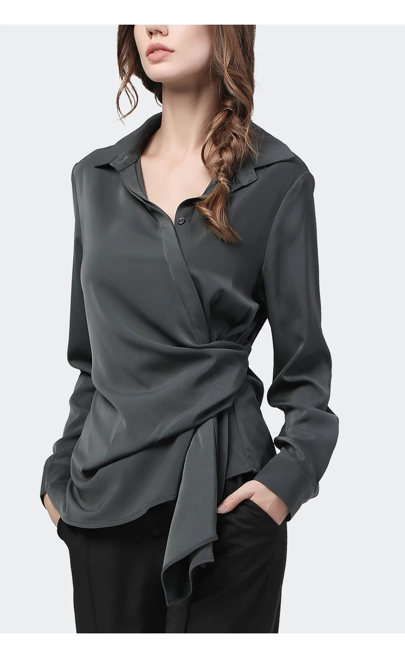 Refined Asymmetrical Hem Top