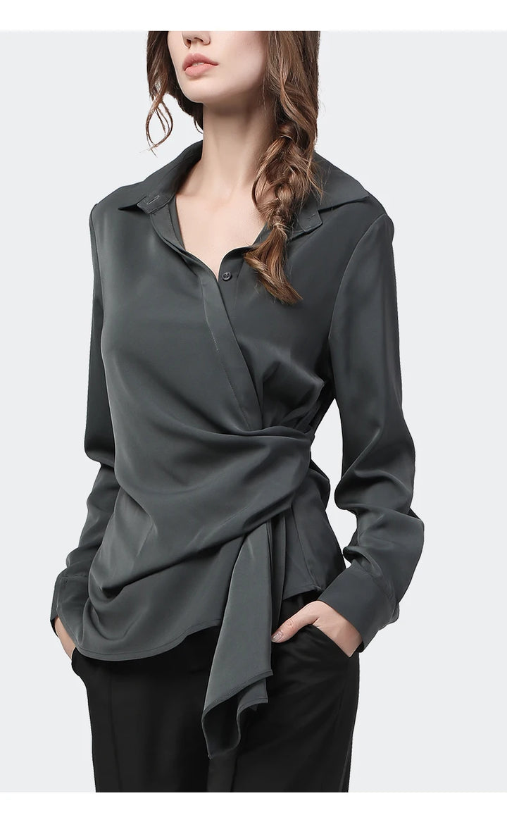 Refined Asymmetrical Hem Top