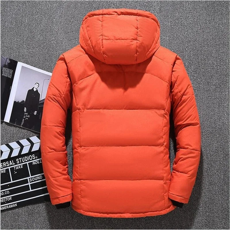 Thick Warm Feather Puffy Jacket