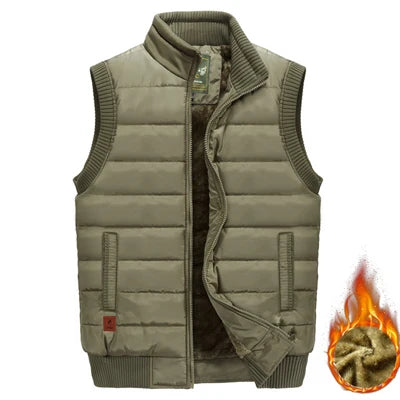 Smart Warm Fleece Waterproof Padded Vest