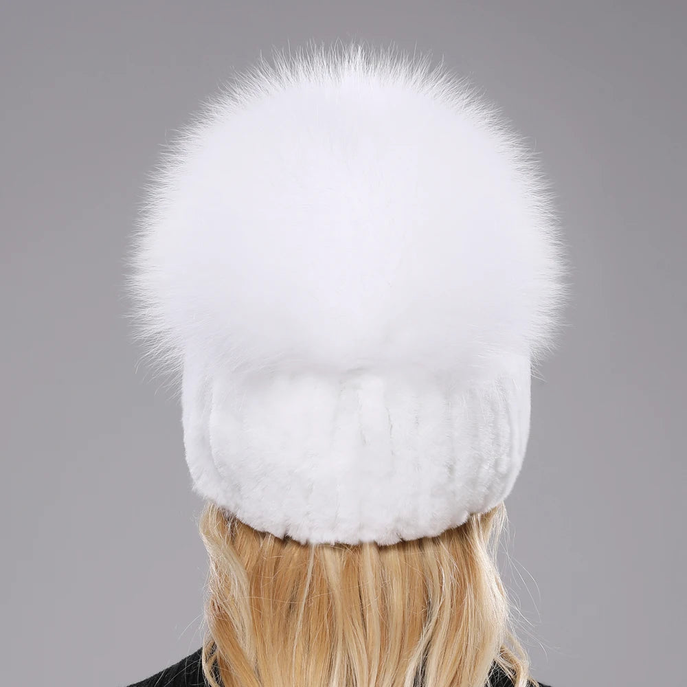 Elegant Real Fur Winter Hat