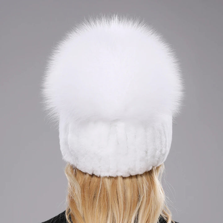 Elegant Real Fur Winter Hat