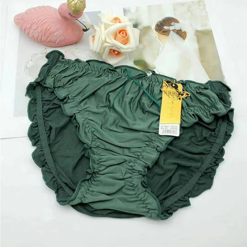 Comfortable Mid-Waist Fiber Briefs