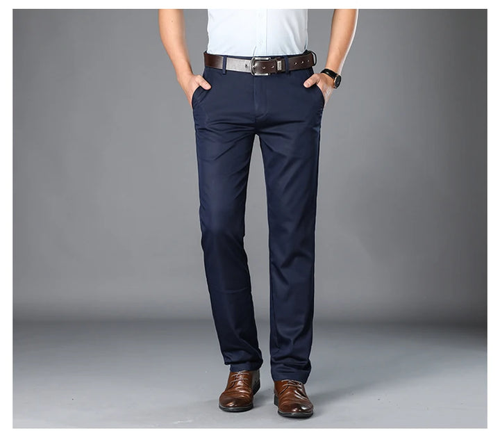 Straight Pocket Smart Casual Pants