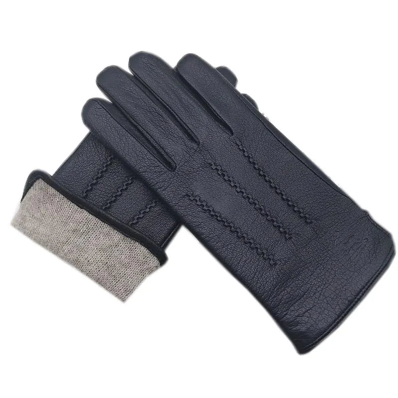 Warm Wool Lining Riding Gloves