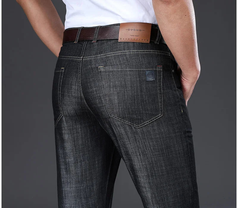 Breathable Mid-Straight Jeans Pants