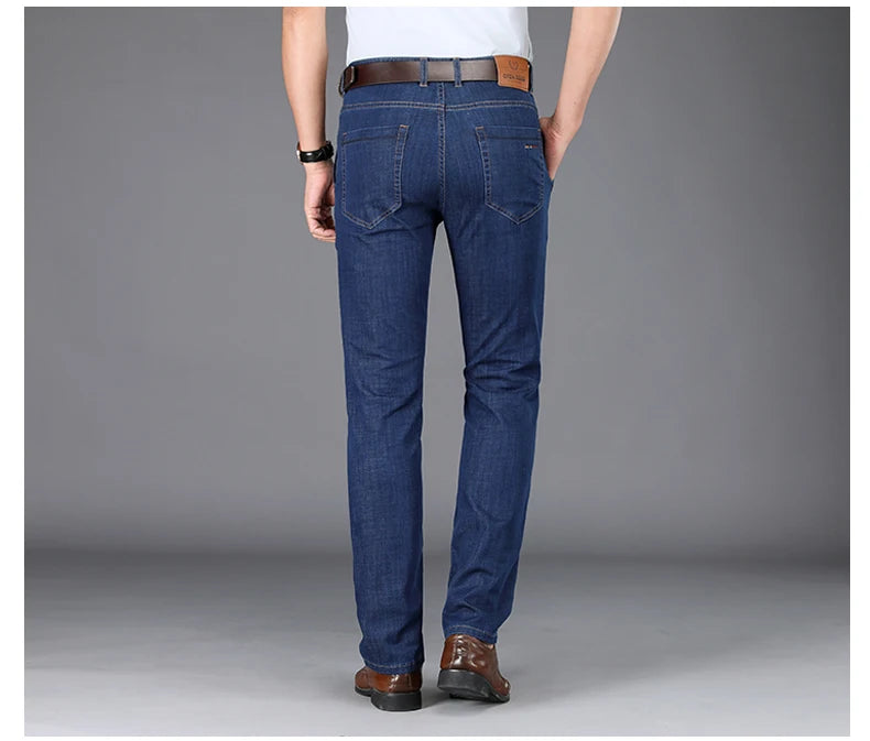 Mid Straight Regular Jeans Pants