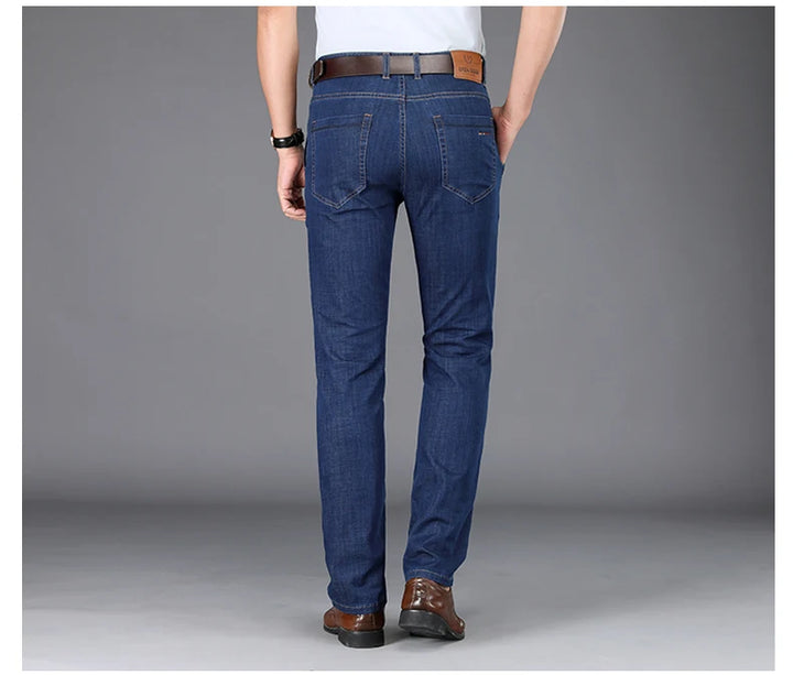 Mid Straight Regular Jeans Pants