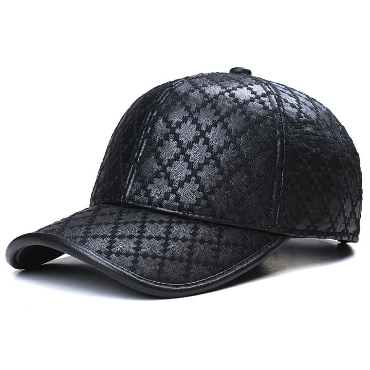 Exclusive Check Embroidered Baseball Cap