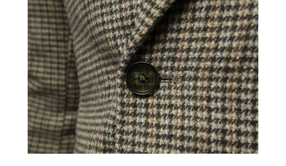 Regal Double Breasted Plaid Blazer