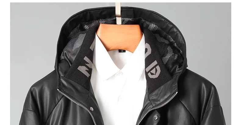 Natural Real Leather Luxury Duck Down Jacket