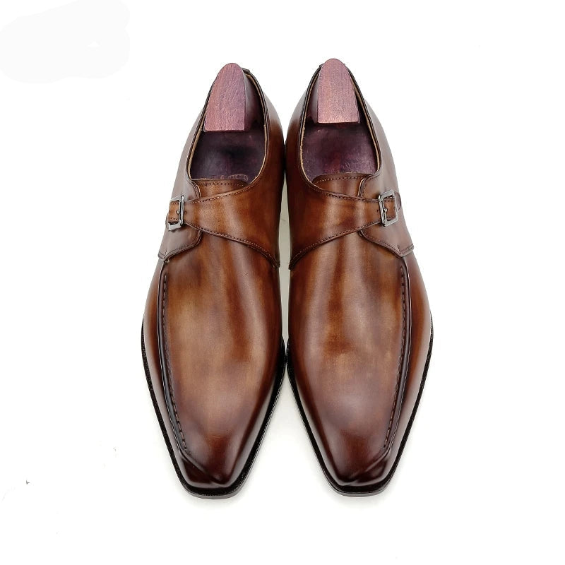 Elegant Monk Straps Dress Shoes