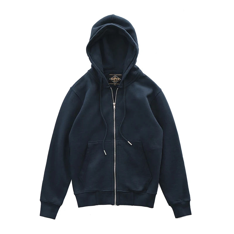 Warm Plush Cotton Knitted Hoodie