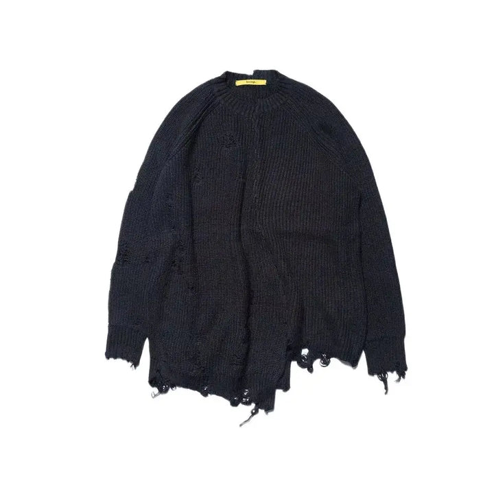 Vintage Ripped Hole Oversized Sweater