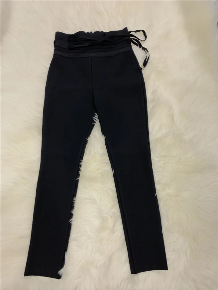 Stunning High Waist Stretch Pencil Pants