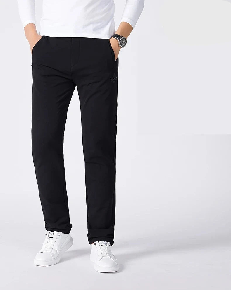 Light Elastic Mid Straight Pants