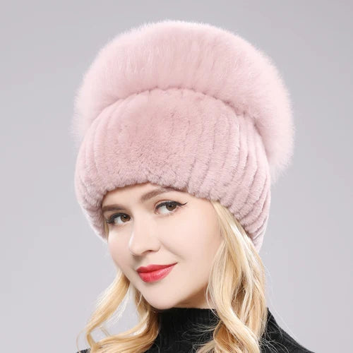 Elegant Real Fur Winter Hat