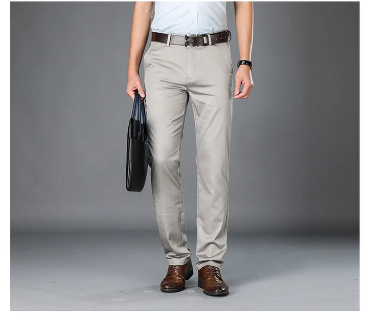 Straight Pocket Smart Casual Pants