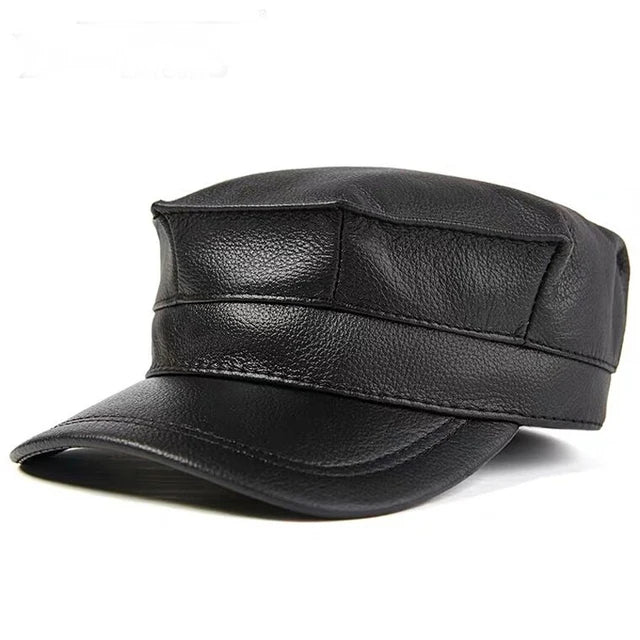 Thermal Genuine Leather Cadet Cap