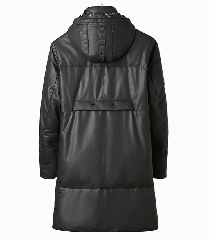 Natural Real Leather Luxury Duck Down Jacket