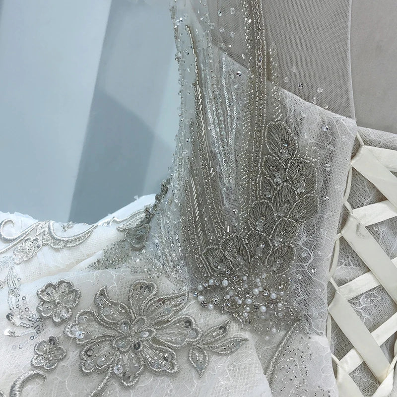 Royal Corset Beaded Wedding Dress