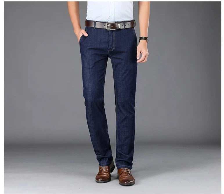 Mid Straight Regular Jeans Pants