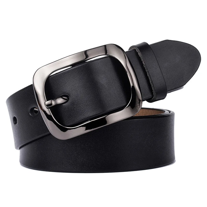 Luxury Metal Buckle Cowhide Belt