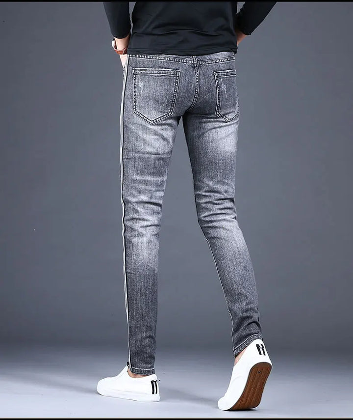 Side Stripe Jeans Pants