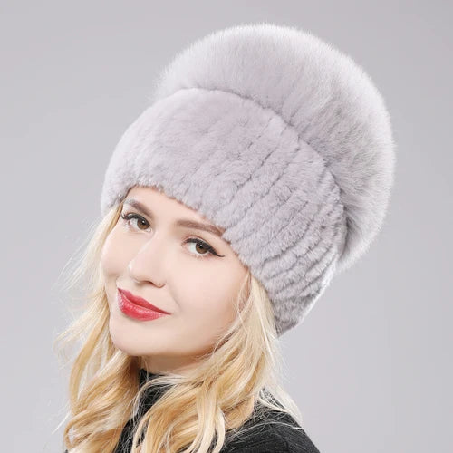 Elegant Real Fur Winter Hat