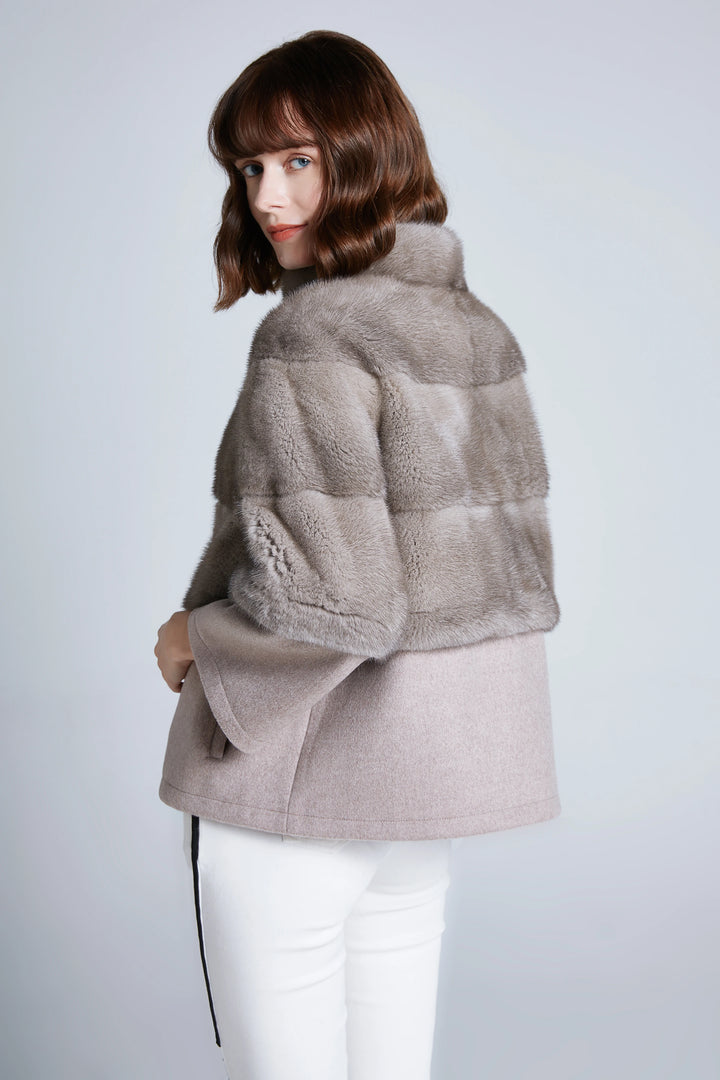 Detachable Real Wool Coat