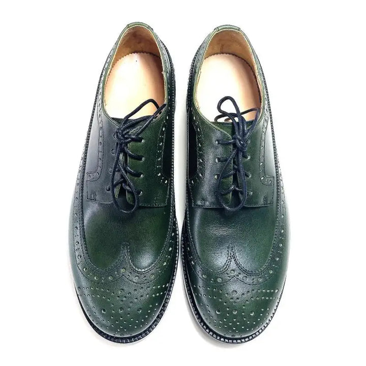 Wingtip Calf Leather Brogue Shoes