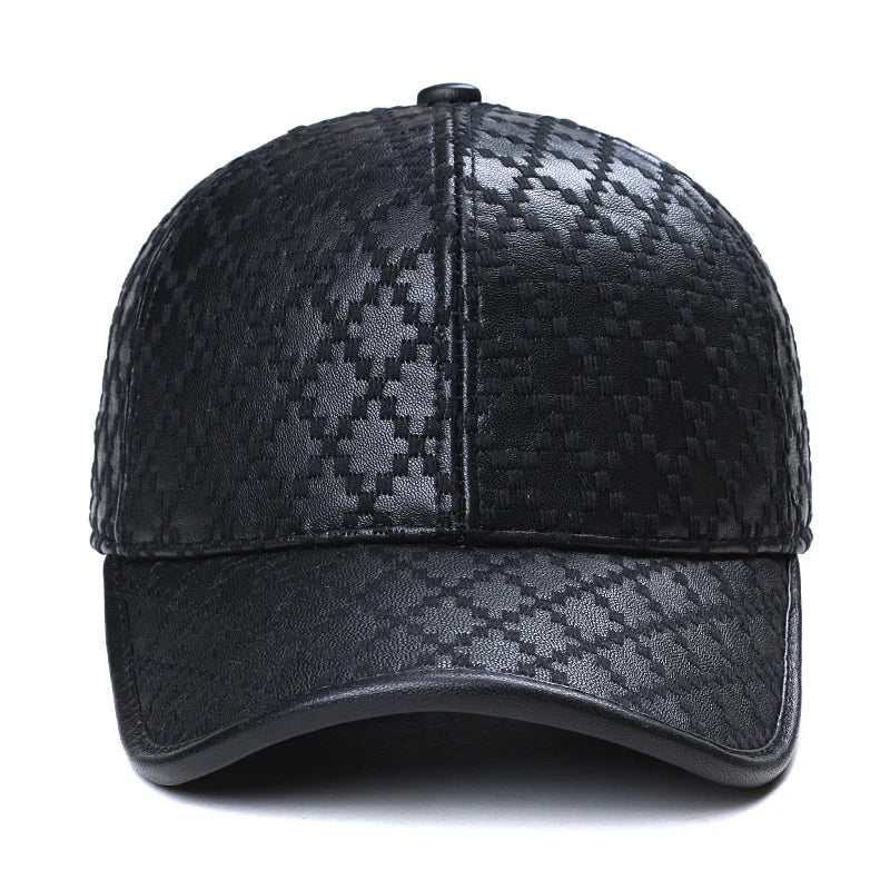 Exclusive Check Embroidered Baseball Cap