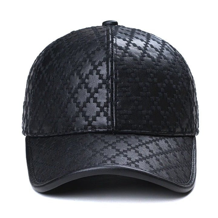 Exclusive Check Embroidered Baseball Cap
