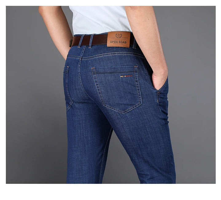 Mid Straight Regular Jeans Pants