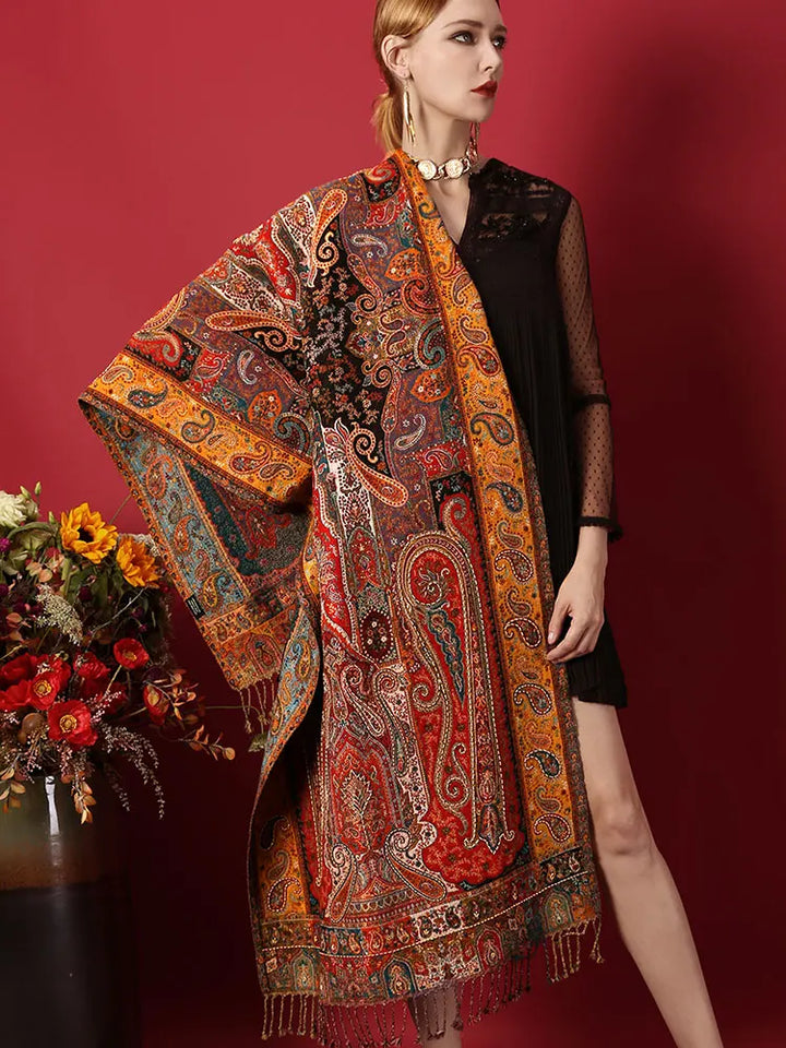 Stunning Merino Boiled Warm Wool Scarf