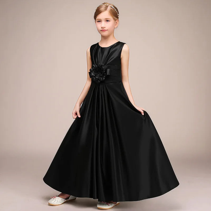 Vintage Satin Little Princess Gown