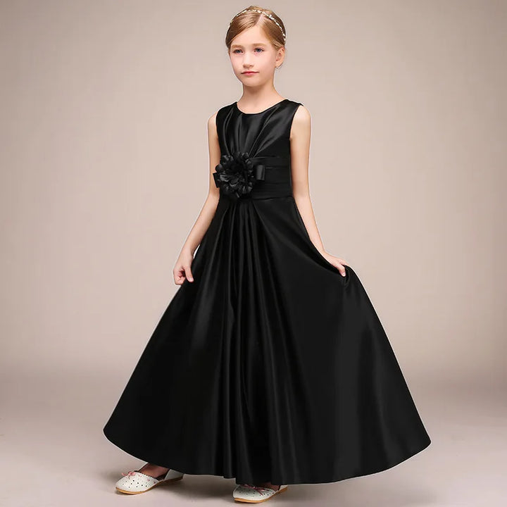 Vintage Satin Little Princess Gown