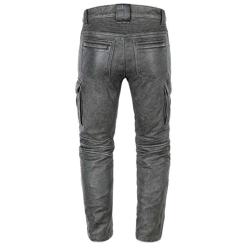 Vintage Vibes Men's Leather Pants