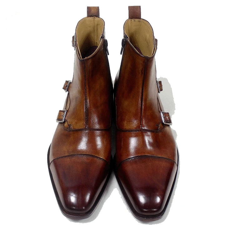 Premium Handmade Front Zipper Boots