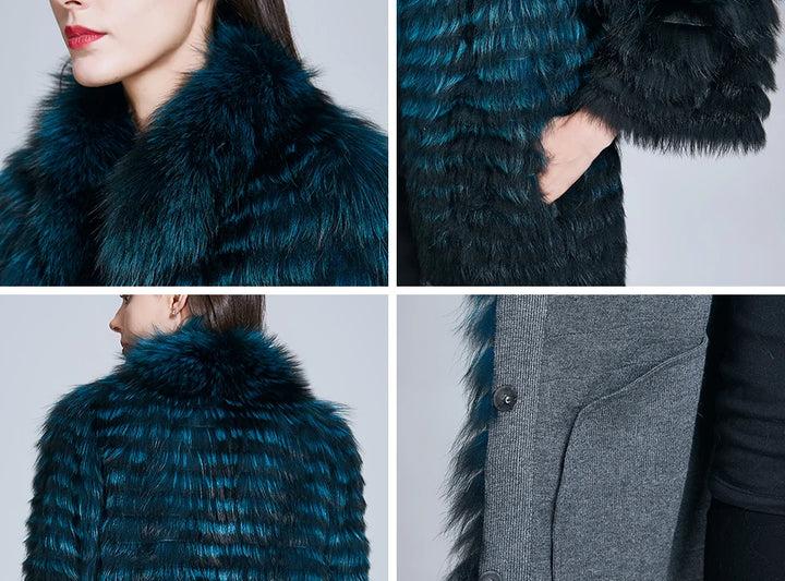 Natural Real Fur Coat
