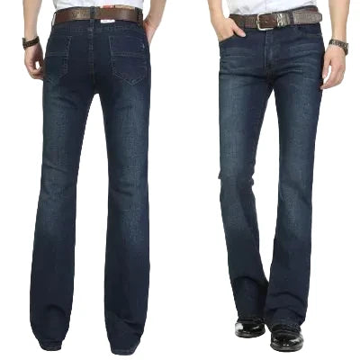 Luxury Slim Fit Bell Bottom Denim Trouser