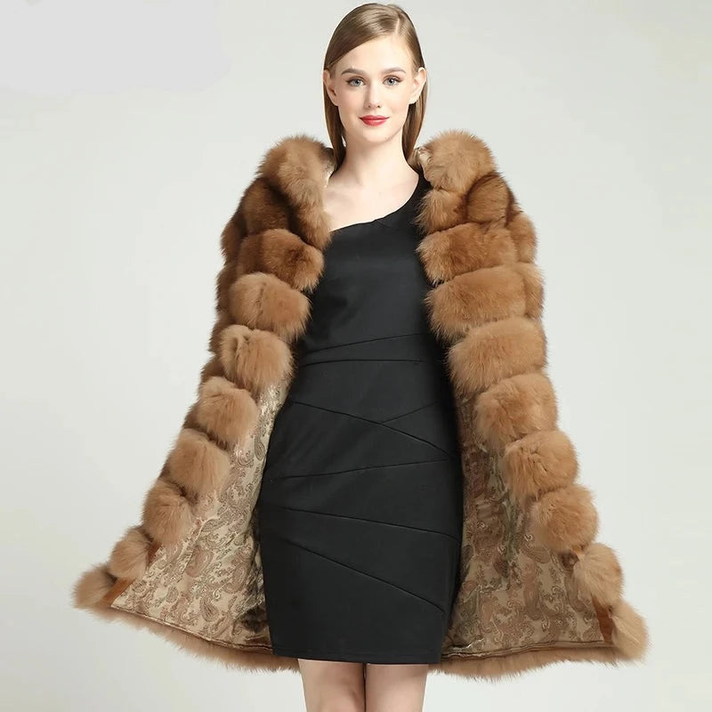 Real Fur Women’s Hood Coat