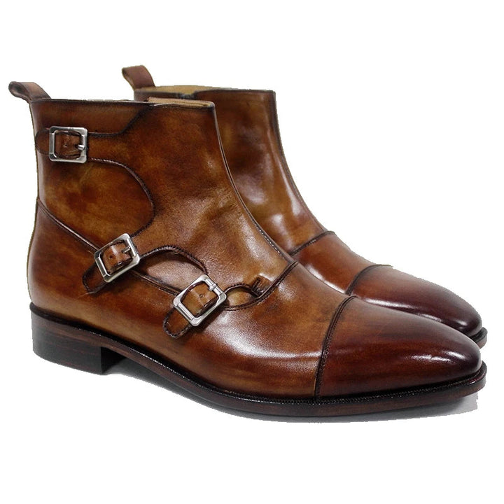 Premium Handmade Front Zipper Boots