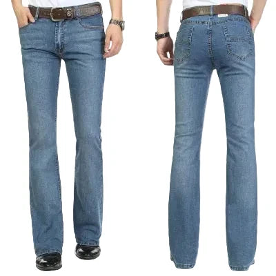 Luxury Slim Fit Bell Bottom Denim Trouser