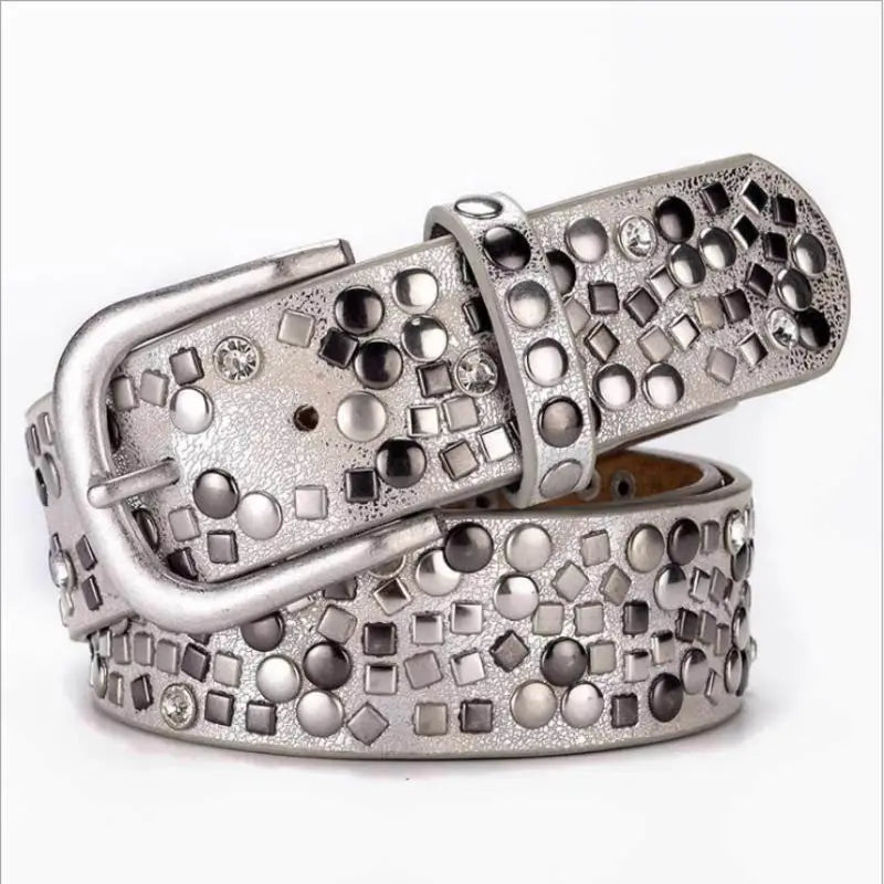 Luxury Rivet Punk Casual Belt