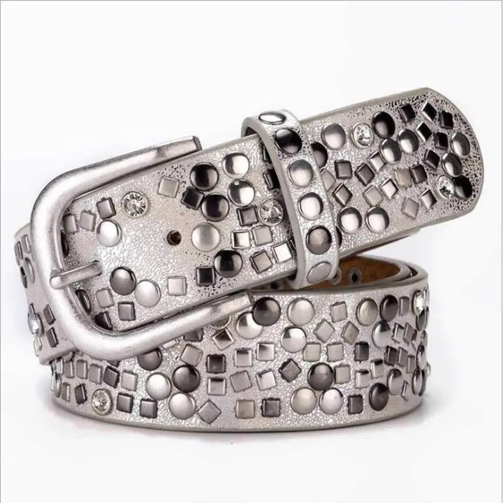 Luxury Rivet Punk Casual Belt
