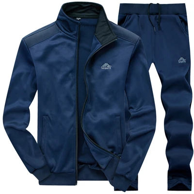 Trendy Slim Fit Men's Tracksuit Set