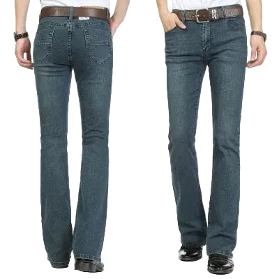 Luxury Slim Fit Bell Bottom Denim Trouser