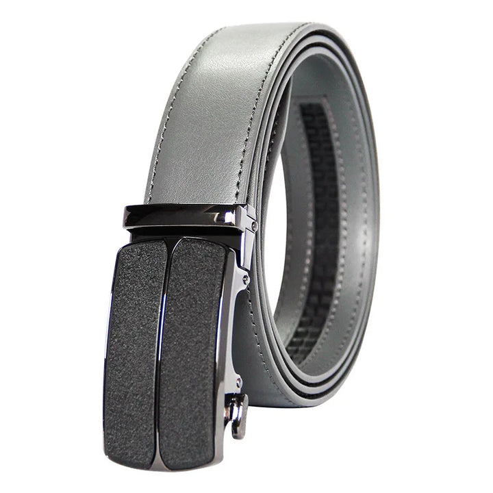 Luxury Alloy Buckle Leather Belt