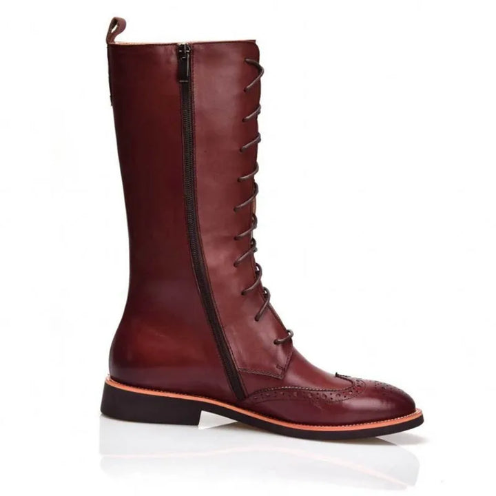 Stunning Knee-High British Style Boots